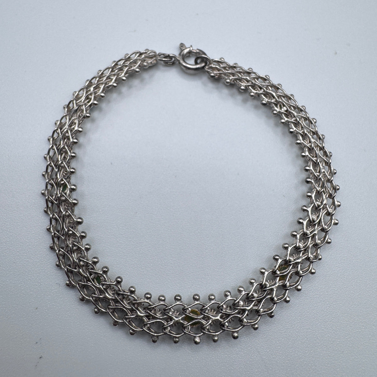 Bracelet Vintage en argent massif