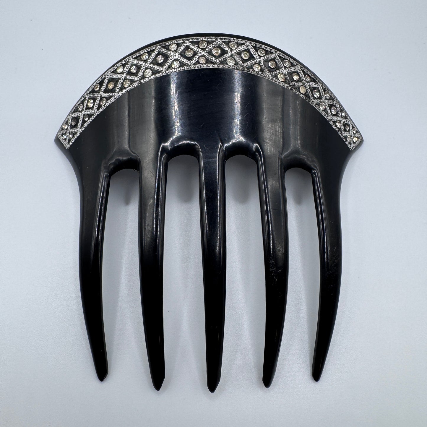 Peigne à cheveux art deco - celluloïd
