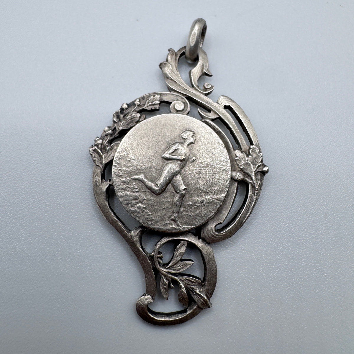Médaille sportive ancienne « La course » - vers 1930