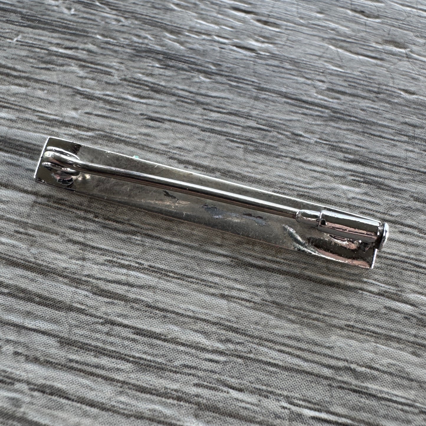 Broche ancienne en argent vermeil « bébé »