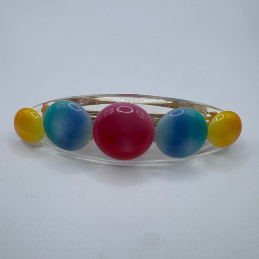 Barrette à cheveux vintage - multicolore