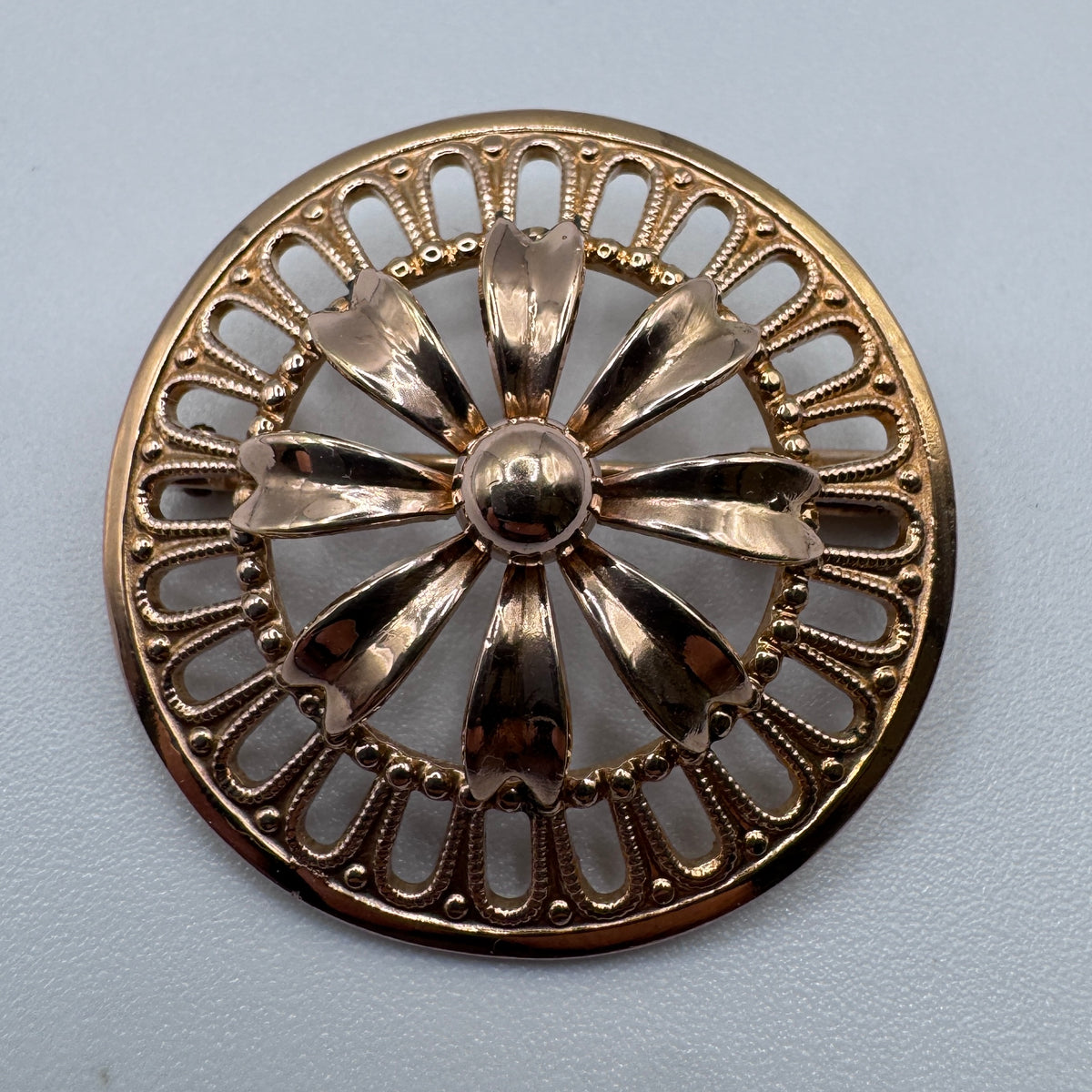 Broche vintage en Plaqué Or