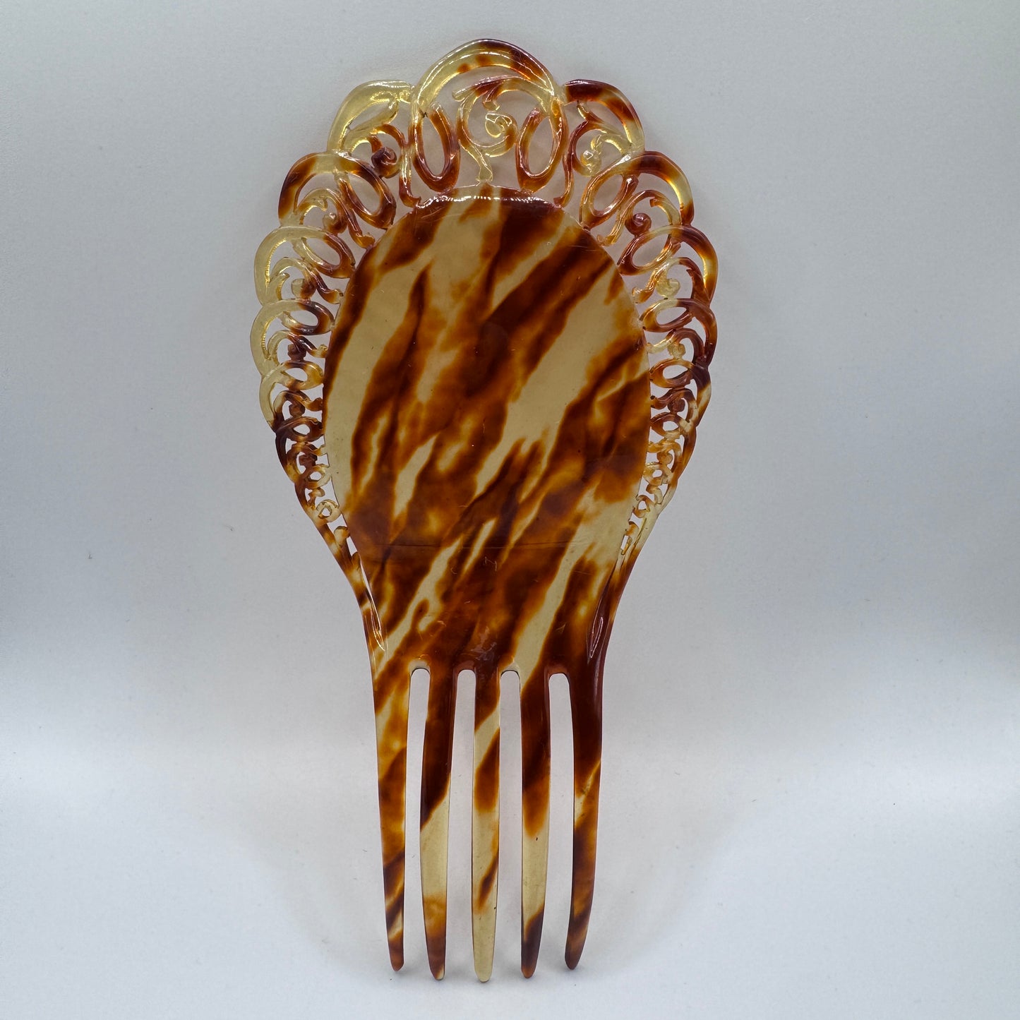 Peigne à cheveux art deco - celluloïd