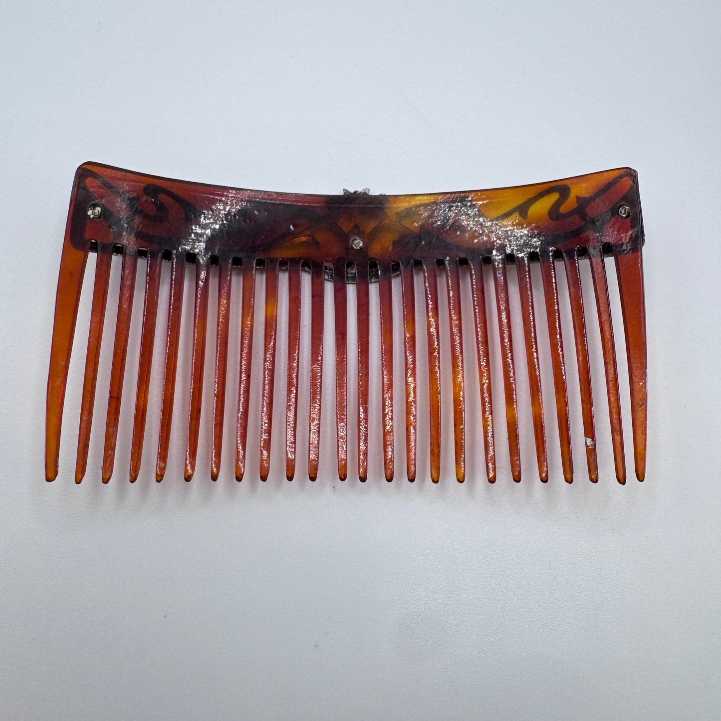 Petit Peigne à cheveux art deco - celluloïd
