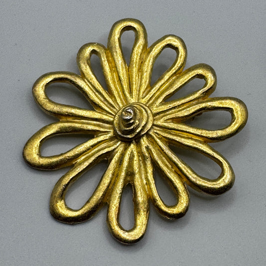 Broche créateur Vintage MULTIPLES - métal doré