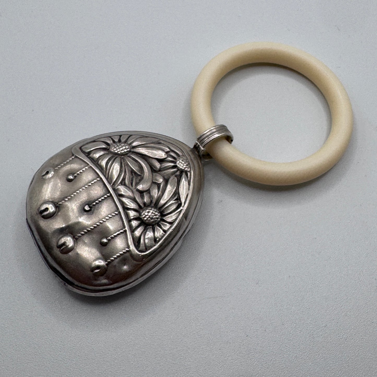 Hochet ancien en Argent - époque Art Déco