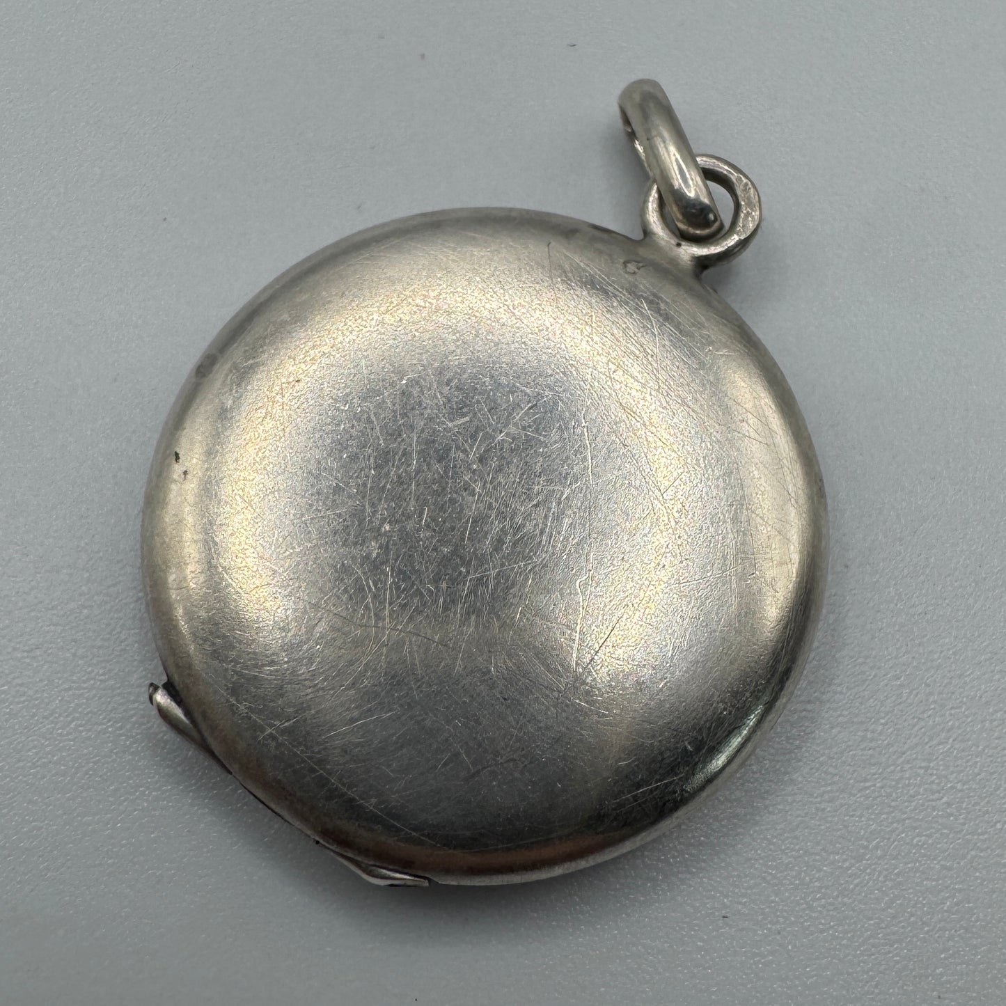 Pendentif ancien porte photo ou relique - Argent massif