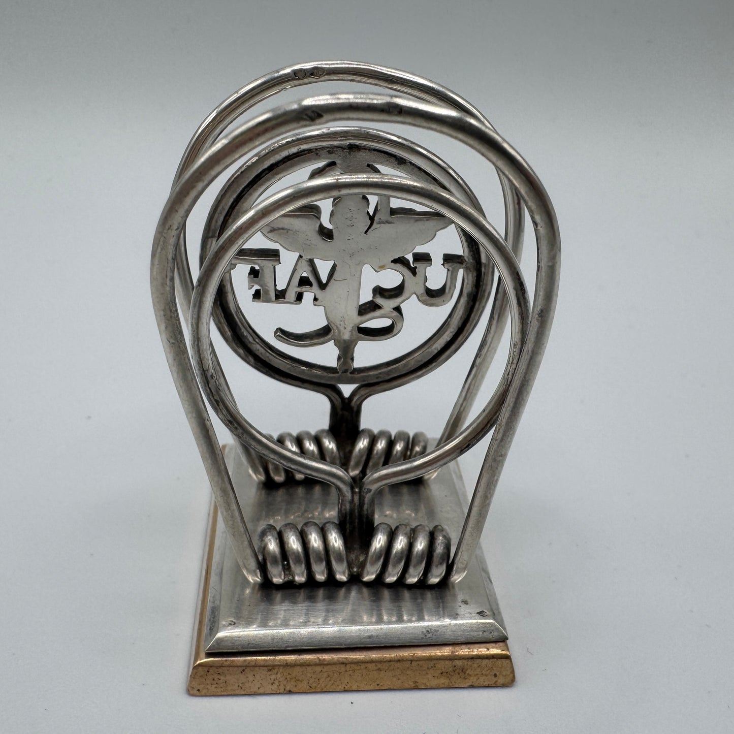 Pince à courrier ancienne en argent - UCAF caducée de Médecine