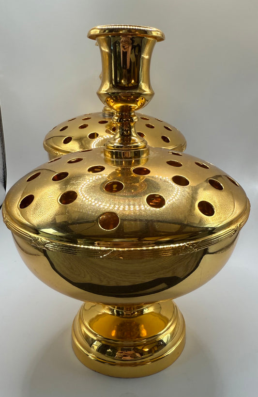 Paire de bougeoirs Christian Dior