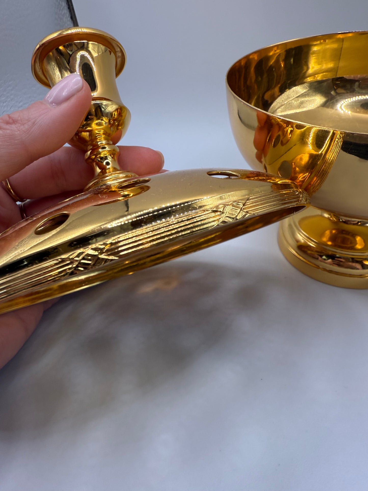 Paire de bougeoirs Christian Dior